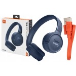 Bezvadu austiņas ar mikrofonu JBL 520BT, zilas